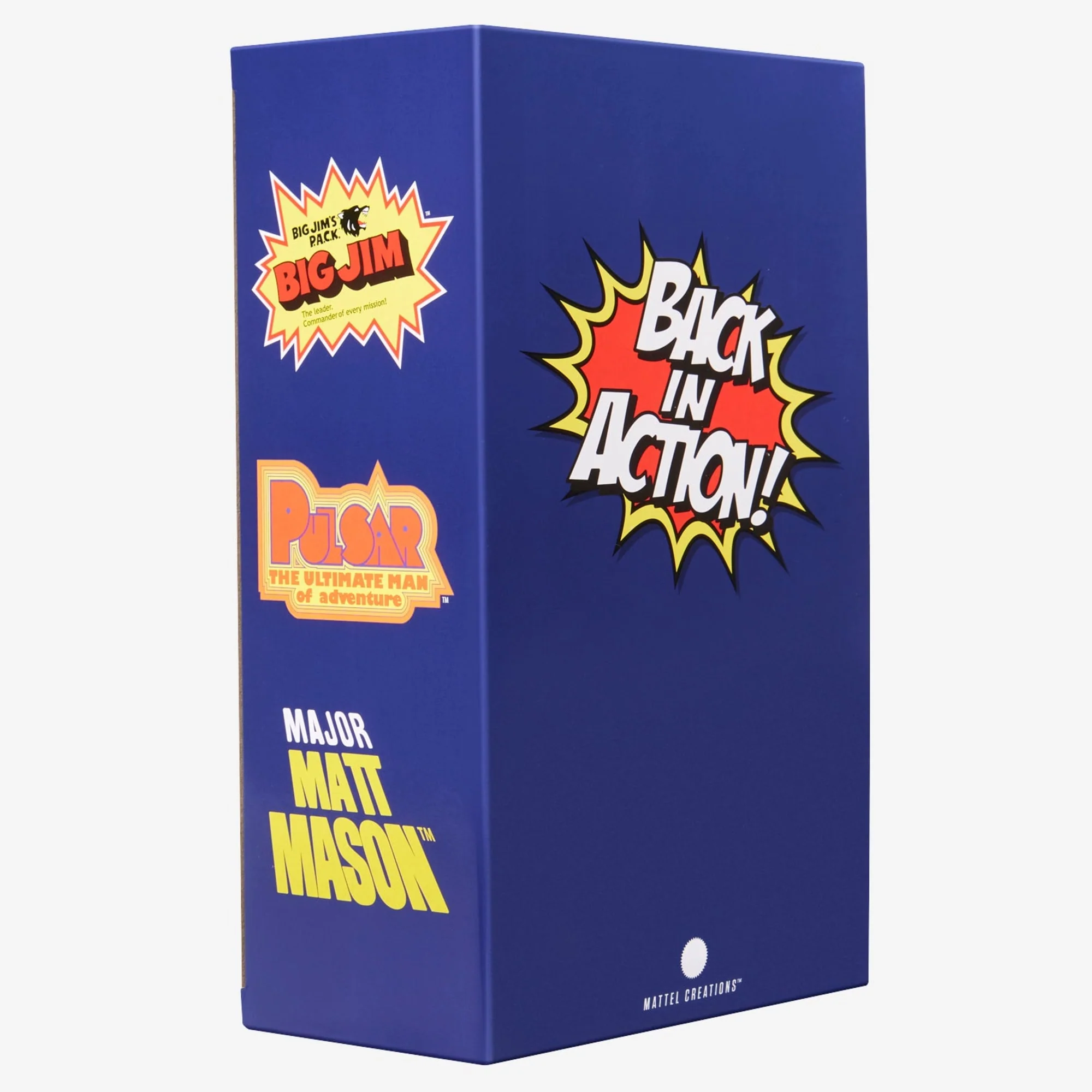Mattel Creations Back in Action! Major Matt Mason Big Jim & Pulsar Figures