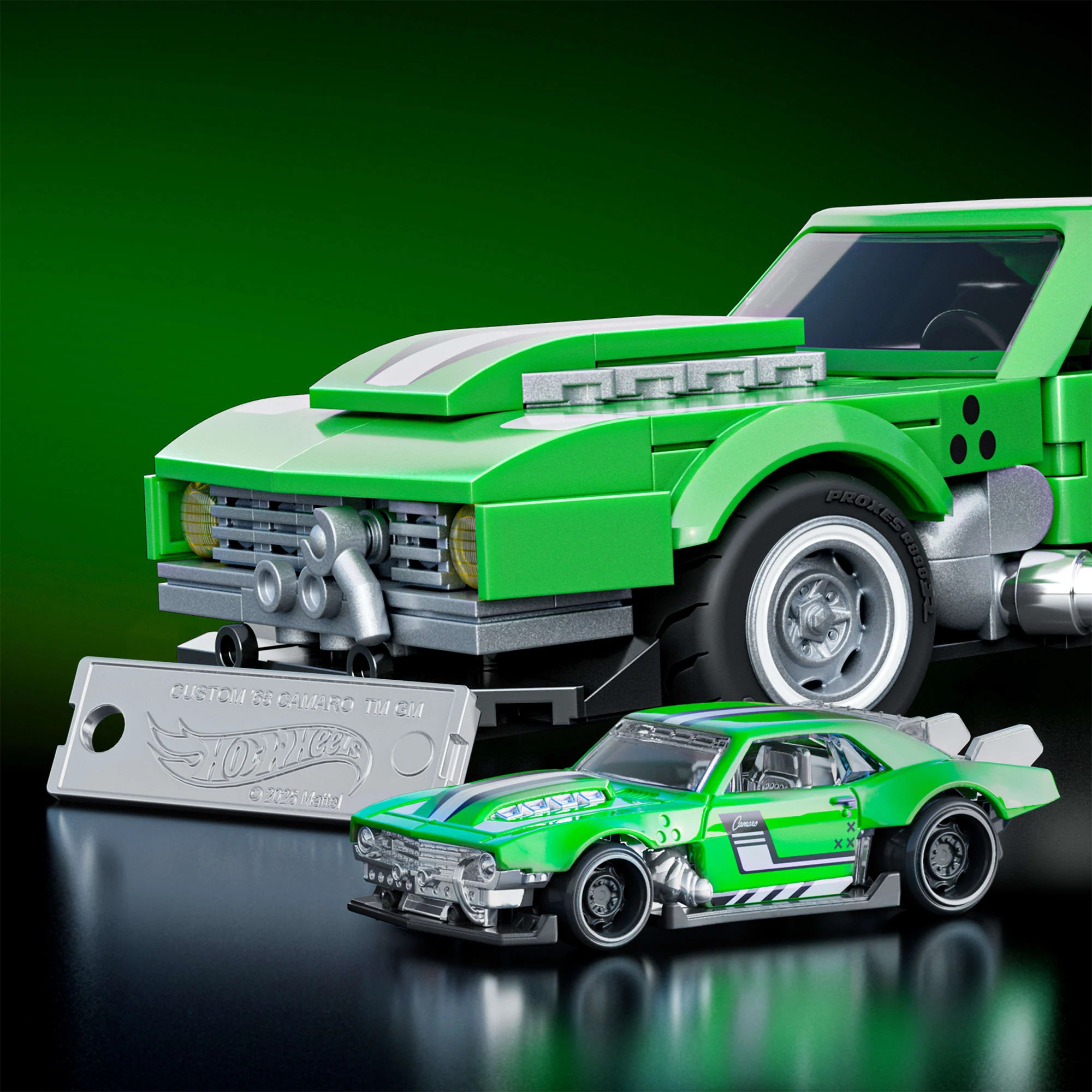 Mattel Creations Mattel Brick Shop Hot Wheels Custom '68 Camaro Building Set