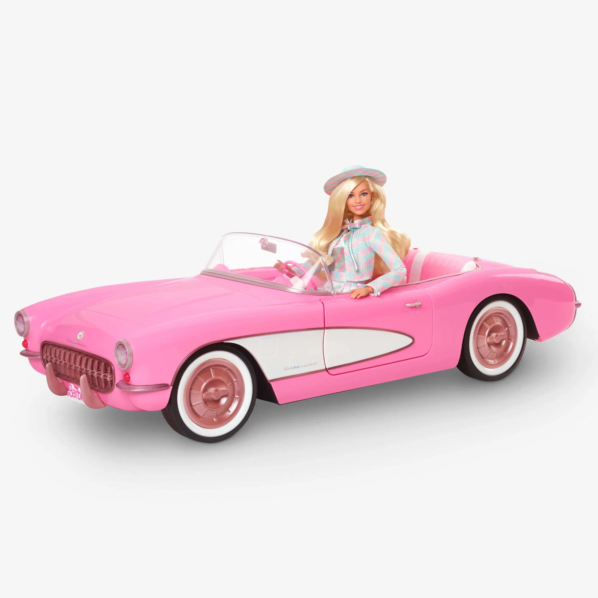 Mattel Creations Barbie The Movie Pink Corvette Convertible