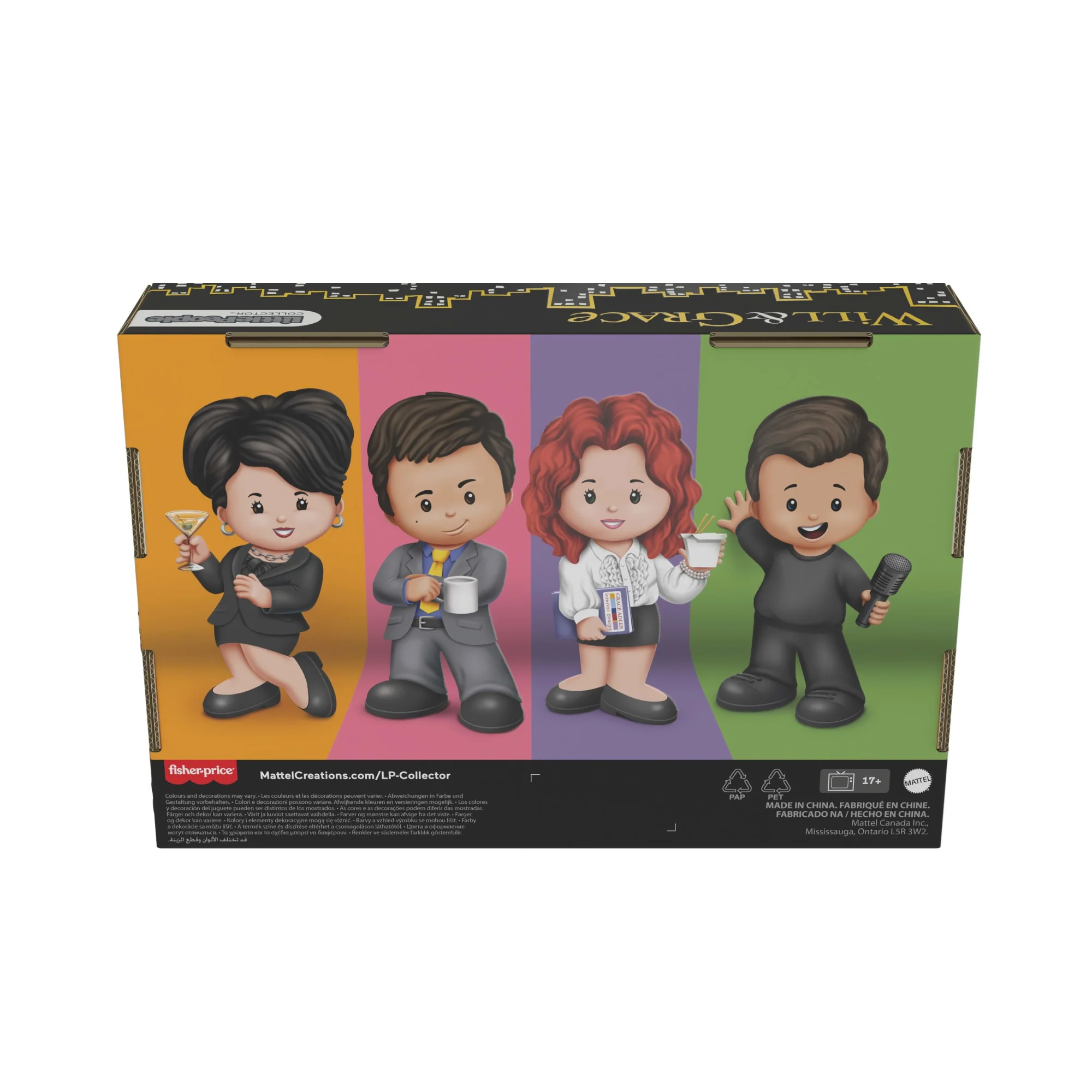 Mattel Creations Little People Collector Will and Grace TV Series Special Edition Set