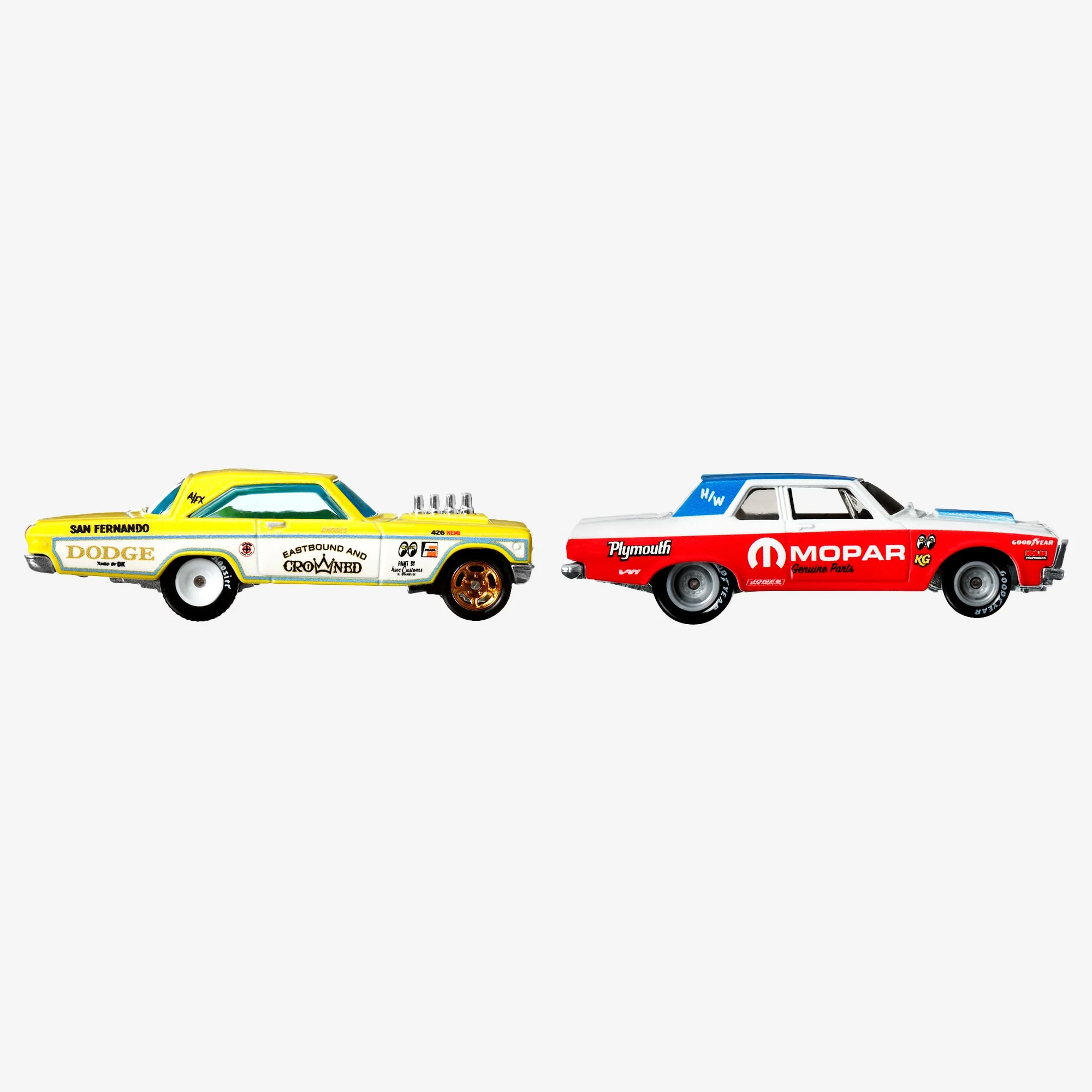 Mattel Creations Hot Wheels Premium Car Culture 2-Pack, Belvedere and Coronet