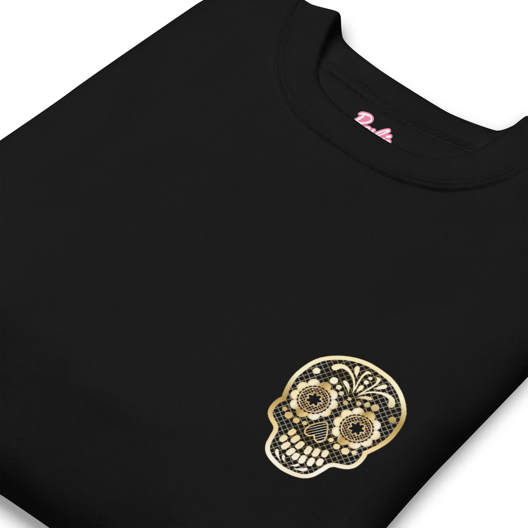 Mattel Creations Barbie Día de Muertos Floral Black Sweatshirt