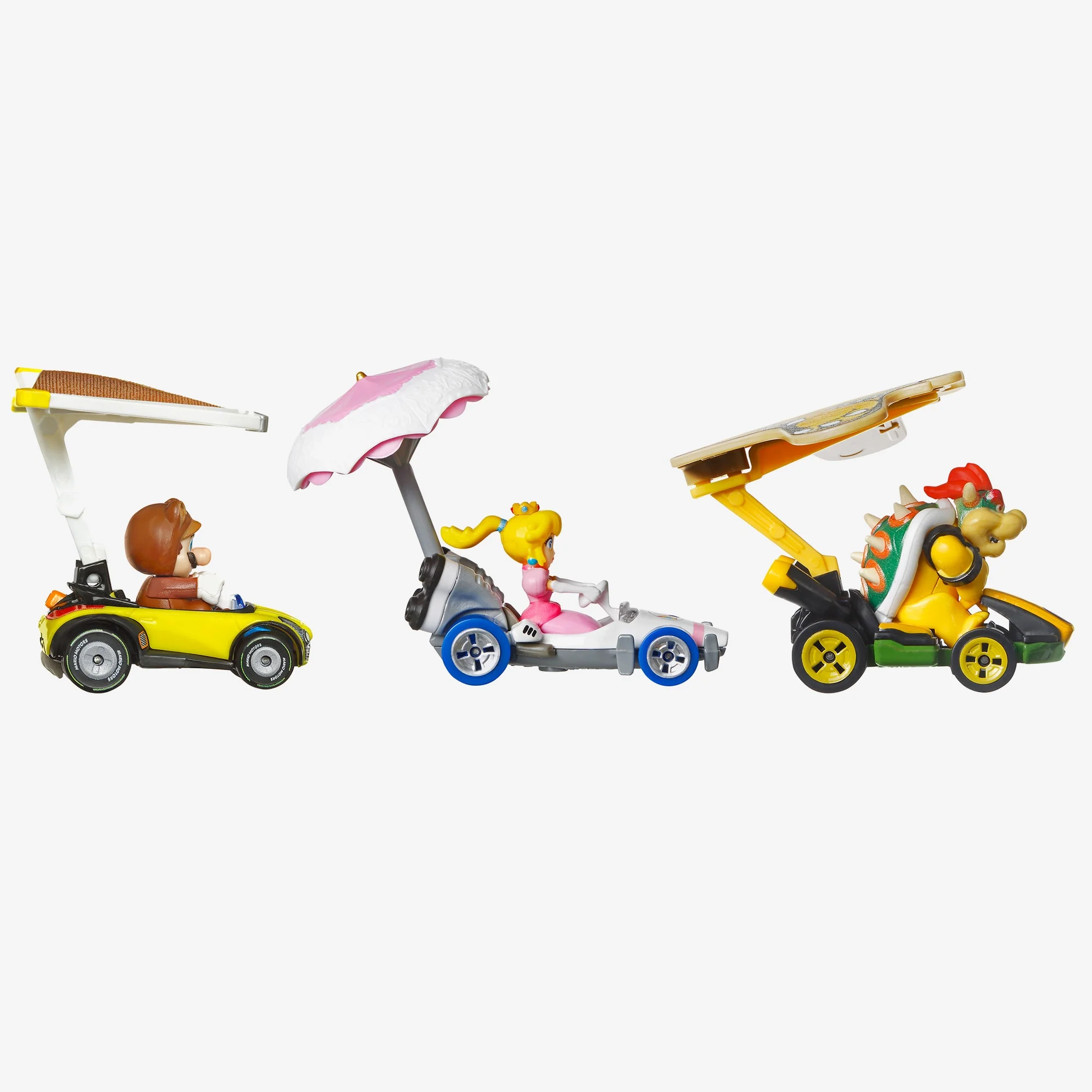 Mattel Creations Hot Wheels MARIOKART Vehicle + Glider, Set of 3