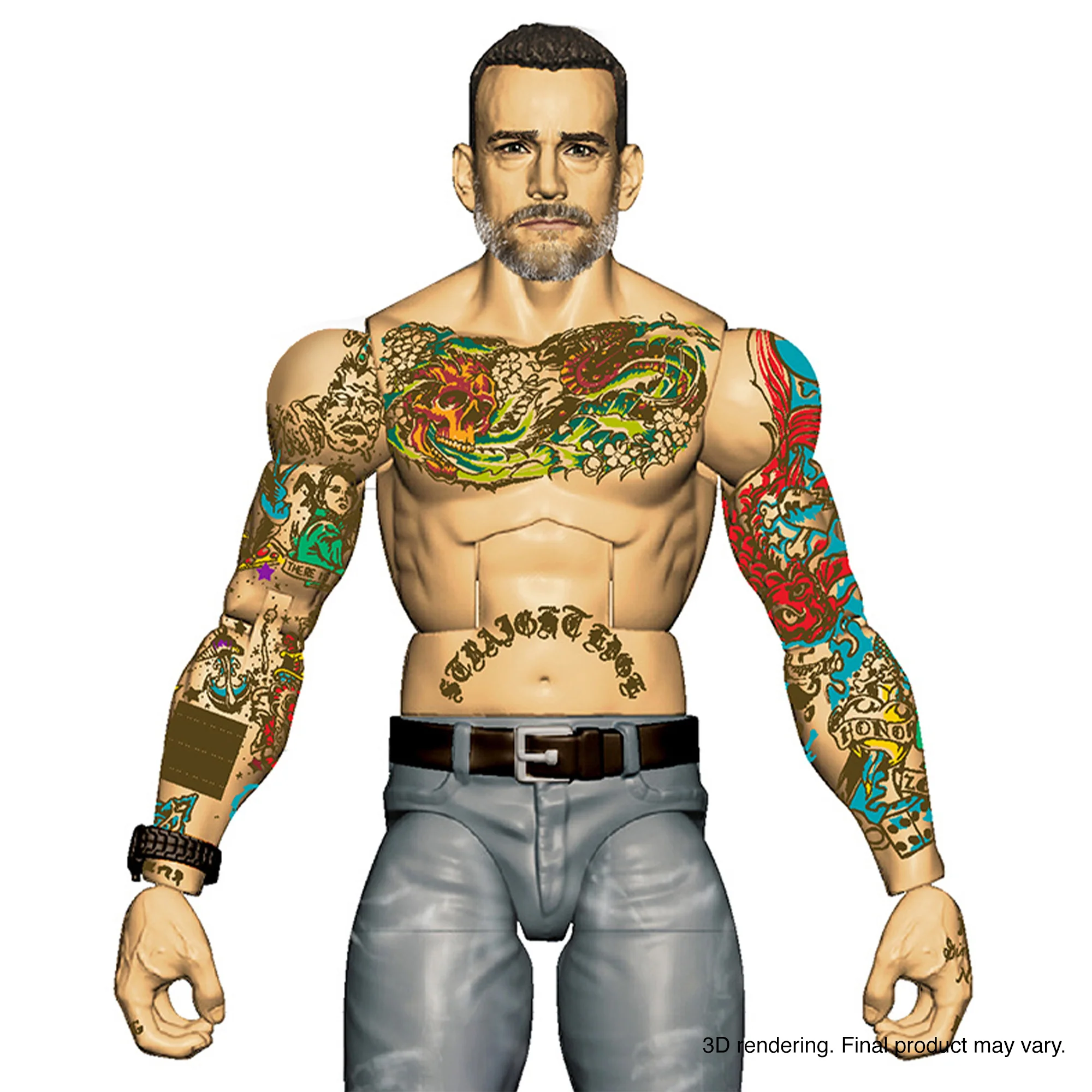 Mattel Creations WWE Elite Collection CM Punk Returns Action Figure