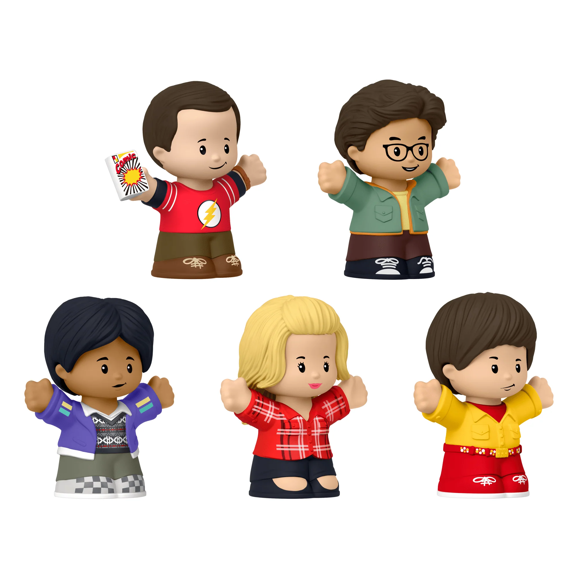 Mattel Creations Little People Collector The Big Bang Theory TV Show Special Edition Set
