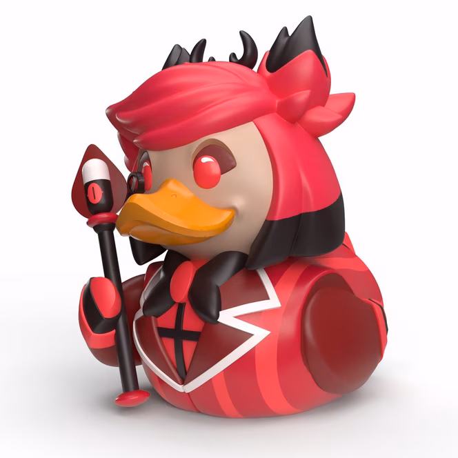 GameStop Tubbz Hazbin Hotel 1st Edition Alastor 3.54-in Collectible Duck