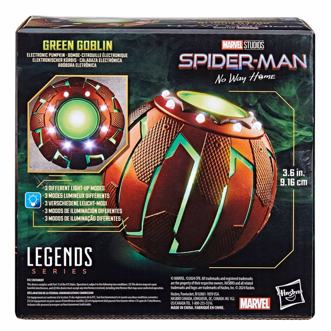 GameStop Hasbro Marvel Legends: Spider-Man: No Way Home Legends Series Green Goblin Electronic Pumpkin
