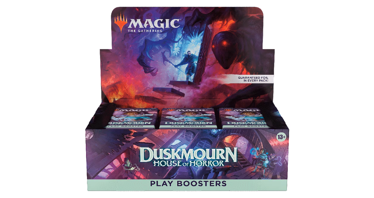 GameStop Magic: The Gathering Duskmourn: House of Horror Play Booster Box (36 Play Boosters)