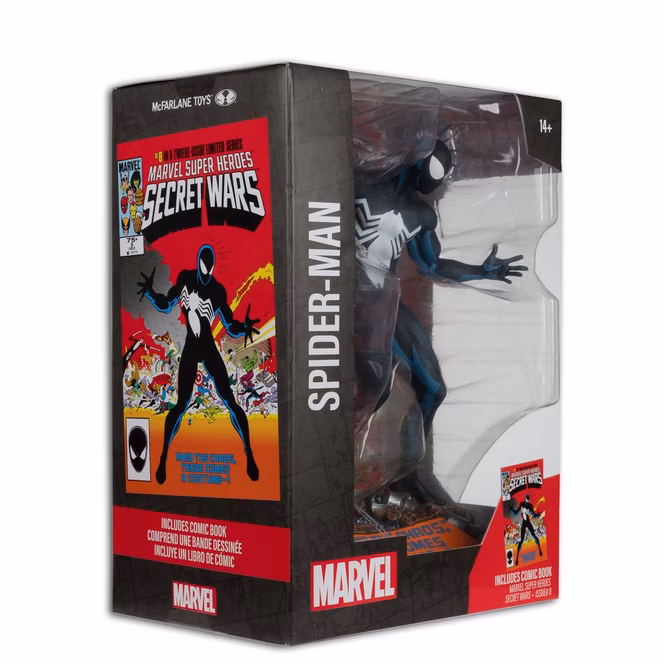 GameStop McFarlane Toys Marvel Collection Spider-Man (Marvel Secret Wars Issue 8) 1:6th Scale Figure