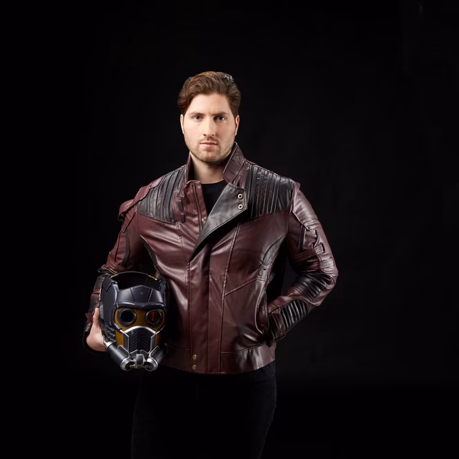 GameStop Hasbro Marvel Legends Series The Infinity Saga Star-Lord Premium Roleplay Electronic Helmet