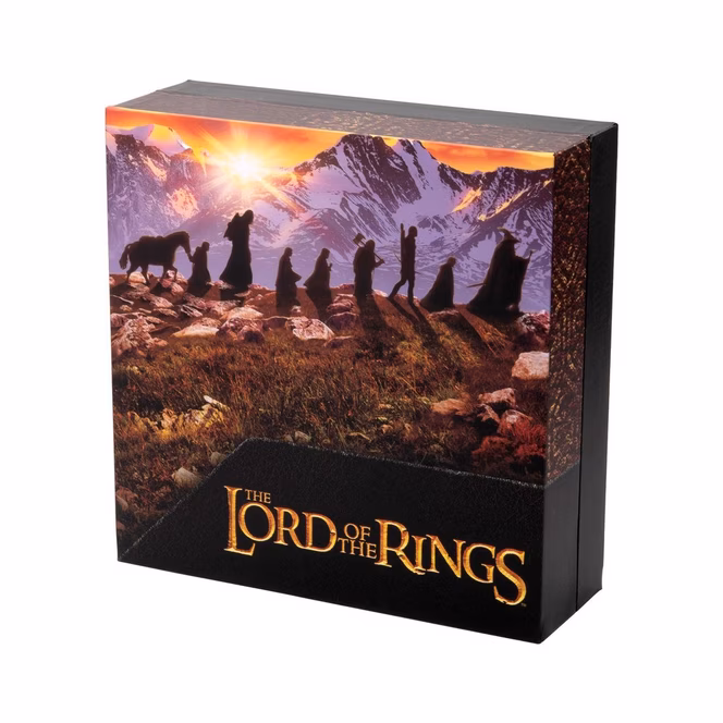 GameStop Lord of the Rings Frodo's Leaf Brooch and The One Ring Collectors Box Gamestop Exclusive