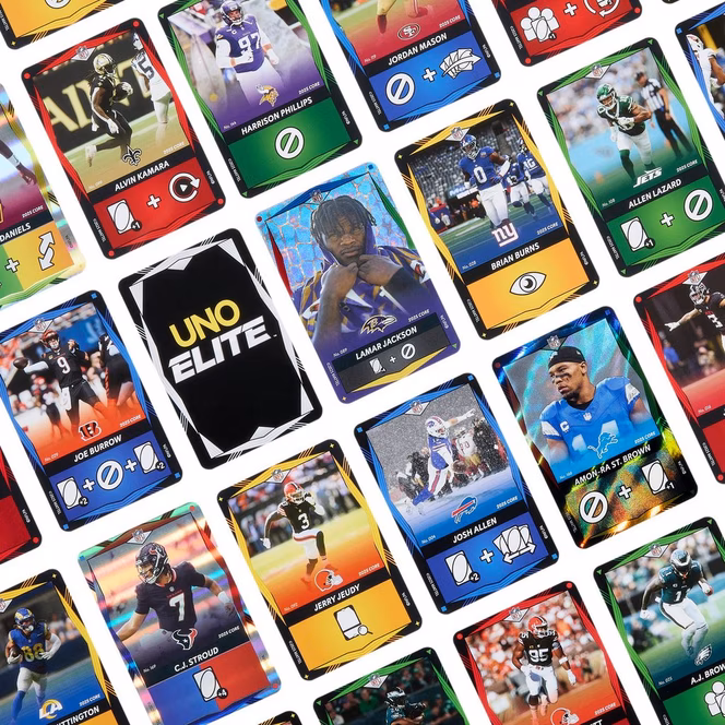 GameStop UNO 2025 Elite Draft NFL Starter Pack Core Edition