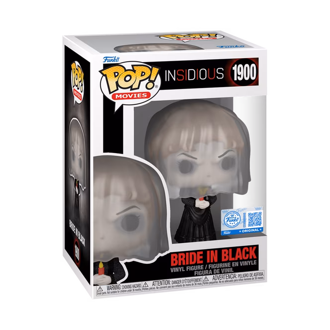 GameStop Funko POP! Movies: Insidious Bride in Black 3.8-in Vinyl Figure GameStop Exclusive