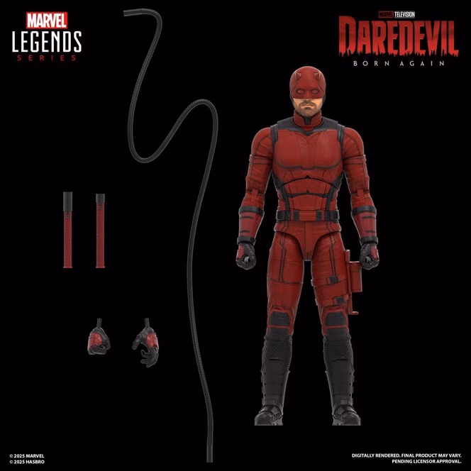 GameStop Hasbro Marvel Legends Series Daredevil: Born Again Daredevil 6-in Action Figure
