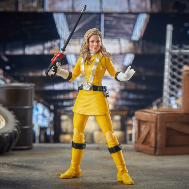 GameStop Hasbro Power Rangers Lightning Collection Lightspeed RPM Yellow Ranger 6-in Action Figure