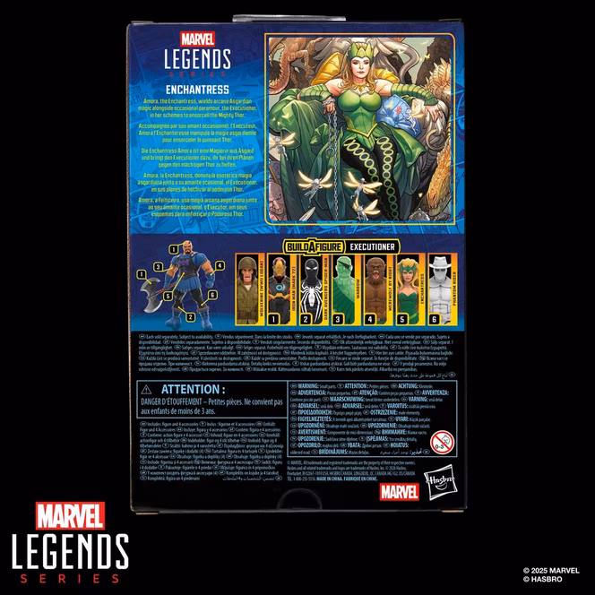 GameStop Hasbro Marvel Legends Series Enchantress 6-in Action Figure