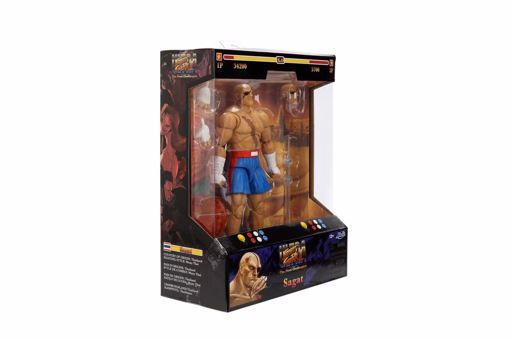 GameStop Ultra Street Fighter II Sagat Deluxe 6-In Action Figure