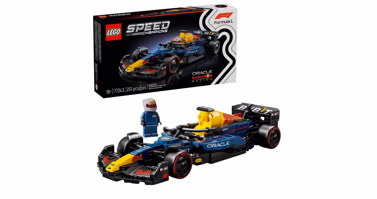 GameStop LEGO Speed Champions Oracle Red Bull Racing RB20 F1 Race Car Model Set 77243
