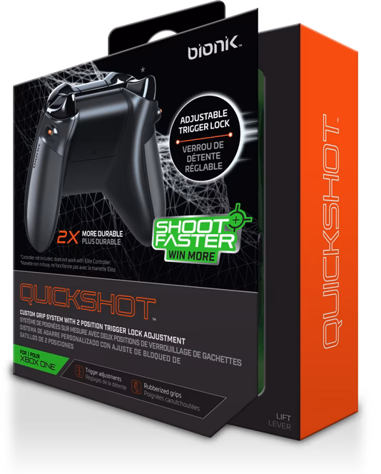 GameStop bionik QuickShot Trigger Extensions for Xbox One