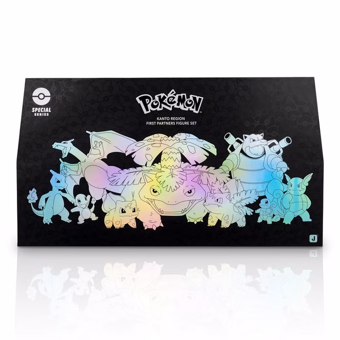 GameStop Jazwares Pokemon Special Series Kanto First Partner Figure Set