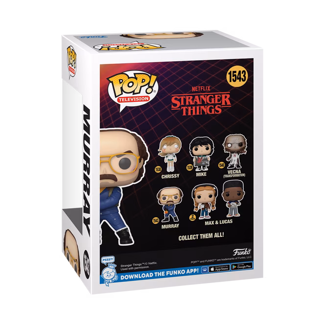 GameStop Funko POP! Television Stranger Things Season 4 Murray 3.85-in Vinyl Figure