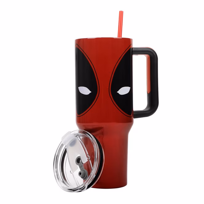 GameStop Deadpool Big Face 40oz Tumbler