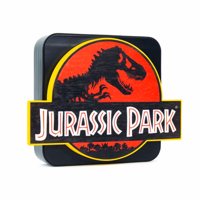 GameStop Numskull Jurassic Park Logo 8-in 3D Lamp