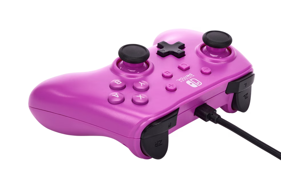 GameStop PowerA Wired Controller for Nintendo Switch - Grape Purple