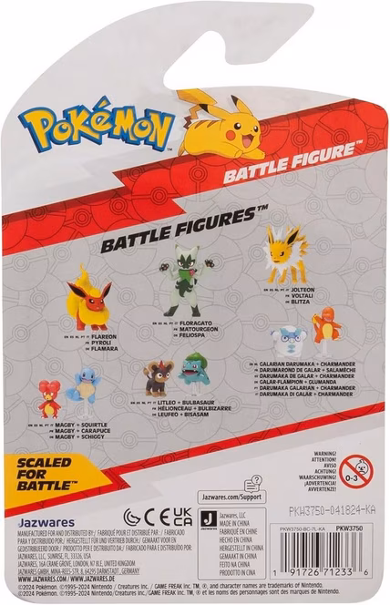 GameStop Jazwares Pokemon Floragato 3-in Battle Figure