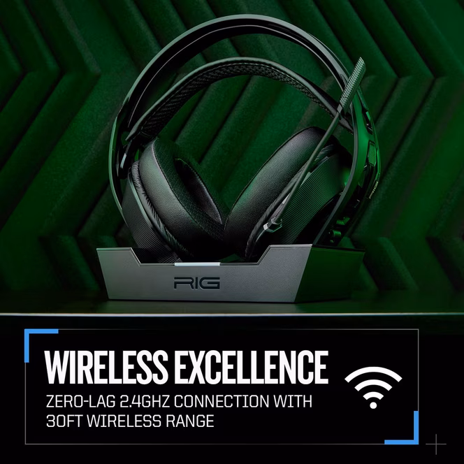 GameStop RIG - 800 PRO HX Wireless Gaming Headset for Xbox with Charging Base - Black