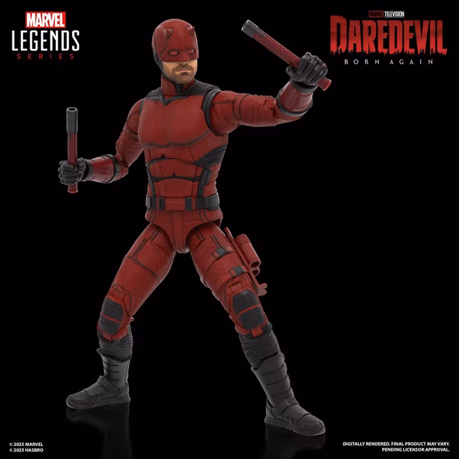 GameStop Hasbro Marvel Legends Series Daredevil: Born Again Daredevil 6-in Action Figure