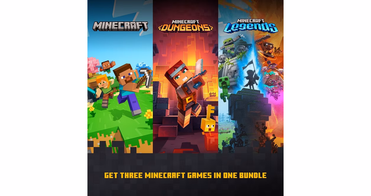 GameStop Minecraft Triple Bundle- Xbox Series X/S