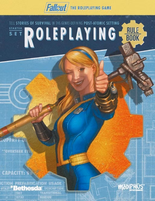 GameStop Fallout: The Roleplaying Game Starter Set Board Game