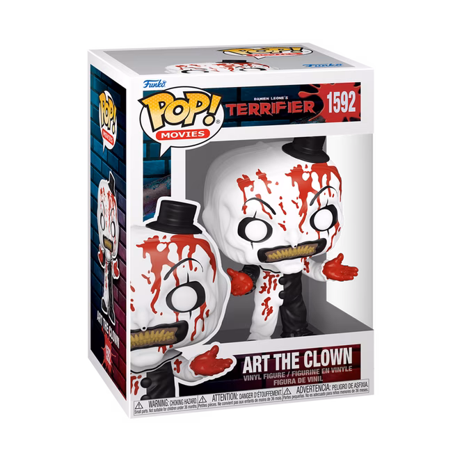 GameStop Funko POP! Movies: Terrifier Art the Clown (Bloody) 4.2-in Vinyl Figure