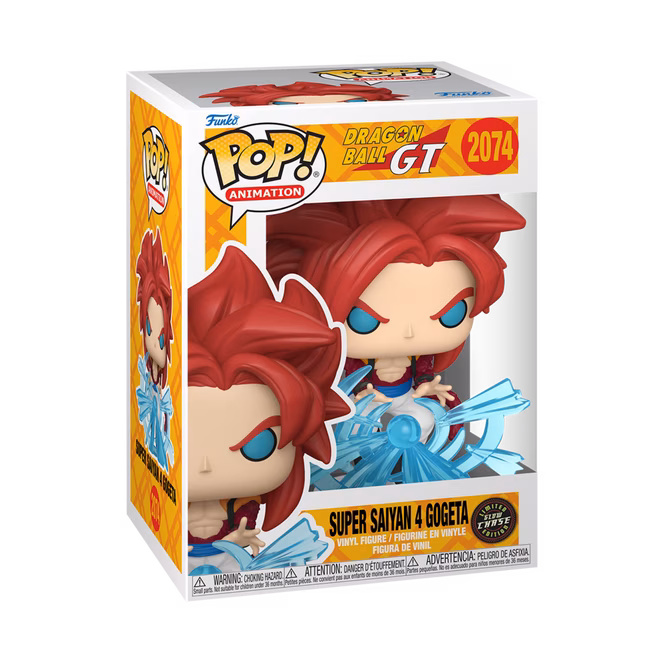 GameStop Funko POP! Animation: Dragon Ball GT Super Saiyan 4 Gogeta (or Chase) 5.7-in Glow-in-the-Dark Vinyl Figure