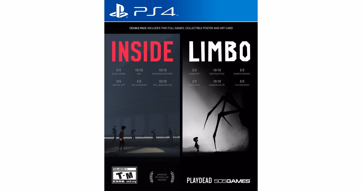 GameStop Inside and Limbo 2 Pack - PlayStation 4