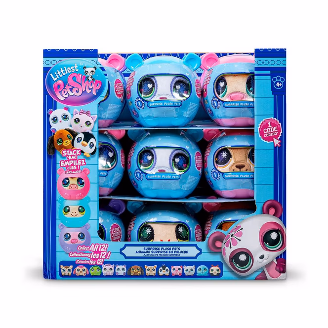 GameStop Littlest Pet Shop Surprise 4-in Mini Plush Pets (Styles May Vary)