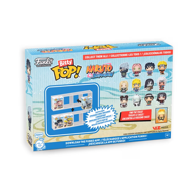 GameStop Funko Bitty POP!: Naruto: Shippuden 0.9-in Vinyl Figure Set 4-Pack (Tsunade, Minato Namikaze, Orochimaru, and Jiraiya)