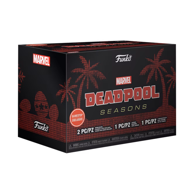GameStop Funko POP! Marvel Deadpool Seasons Mystery Box Collectors Kit GameStop Exclusive