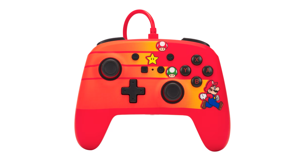 GameStop PowerA Enhanced Wired Controller for Nintendo Switch - Speedster Mario
