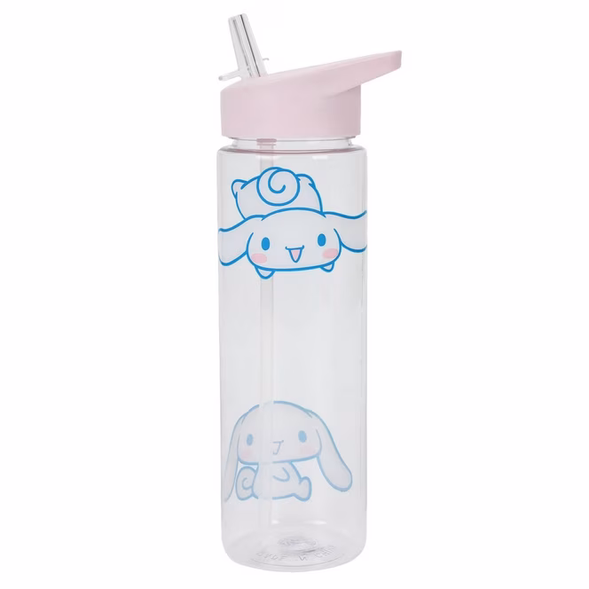 GameStop Cinnamoroll Plastic 24 oz Water Bottle with Pink Lid