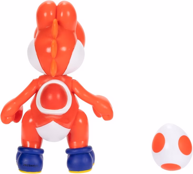 GameStop Jakks Pacific Super Mario Red Yoshi 4-in Action Figure with Red Egg
