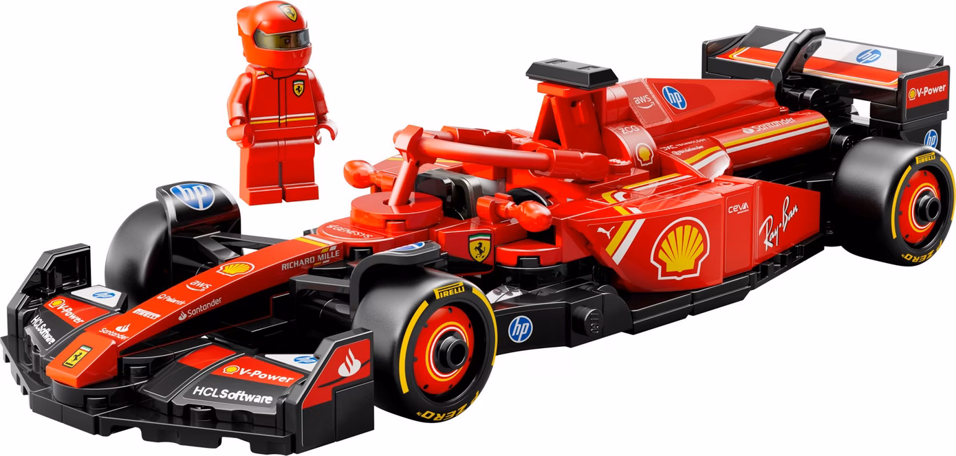 GameStop LEGO Speed Champions Ferrari SF-24 F1 Race Car Building Set 77242
