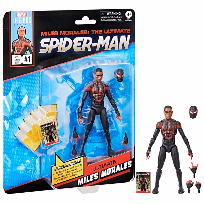 GameStop Hasbro Marvel Legends Ultimate Spider-Man Miles Morales 6-in Action Figure