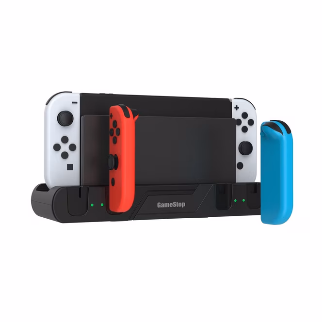 GameStop GameStop Nintendo Switch 6-in-1 JoyCon Charger Dock and Game Deck