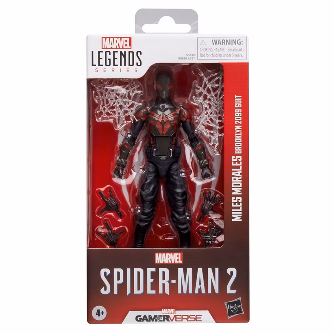 GameStop Hasbro Marvel Legends Series Gamerverse Spider-Man 2 Miles Morales (Brooklyn 2099 Suit) 6-in Action Figure