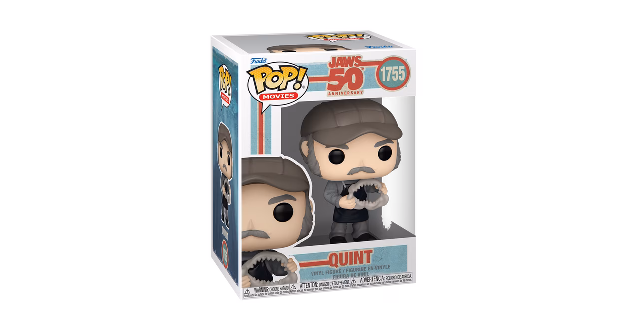 GameStop Funko POP! Movies: Jaws 50th Anniversary Quint 4.2-in Vinyl Figure