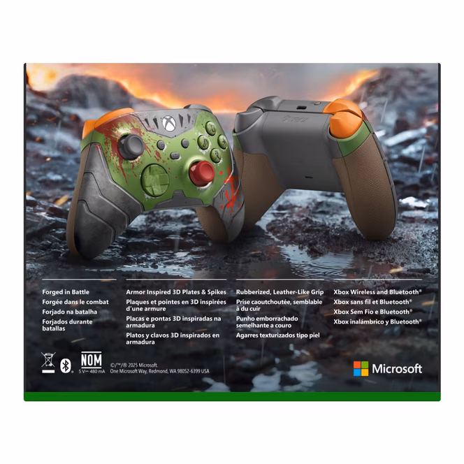 GameStop DOOM: The Dark Ages Limited Edition Controller for Xbox Series X/S, Xbox One, PCs, and Cloud-Enabled Devices