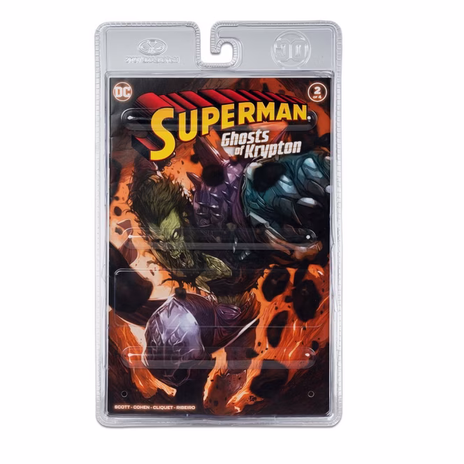 GameStop McFarlane Toys DC Multiverse Superman: Ghost of Krypton Ghost of Zod 7-in Action Figure with Comic