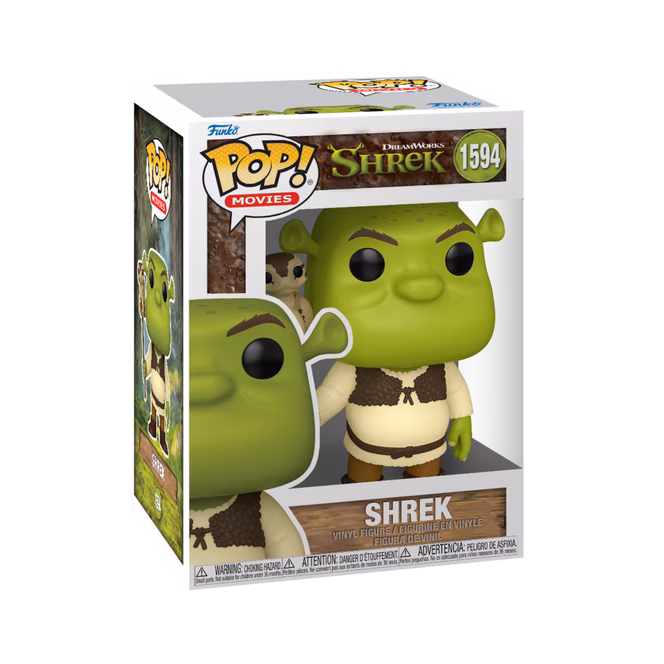 GameStop Funko POP! Movies: Dream Works 30th Anniversary Shrek - Shrek 4.35-in Vinyl Figure